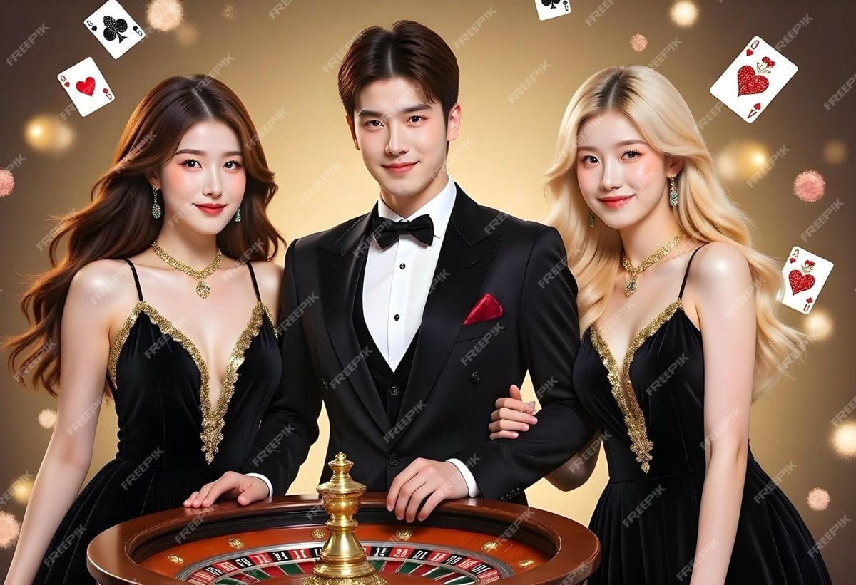 Live Casino Baccarat Table MMK ဖြင့် ကစားနေသောမြင်ကွင်း